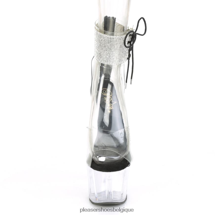 Pleaser Shoes adorer-724rs 62444234 noir/clair