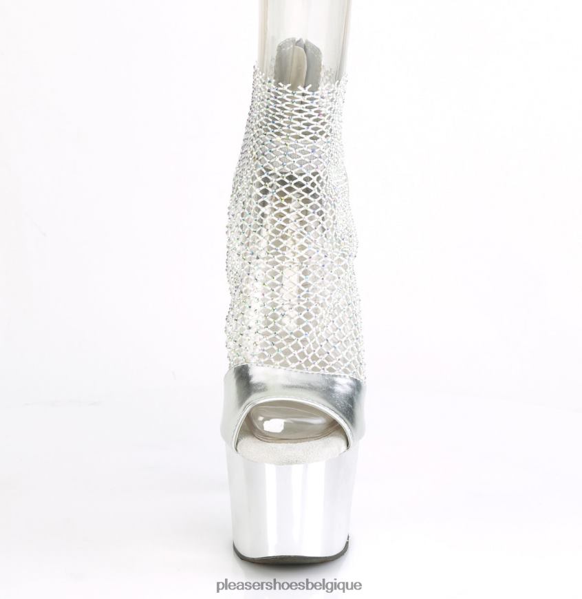 Pleaser Shoes adorer-765rm 62444277 argent