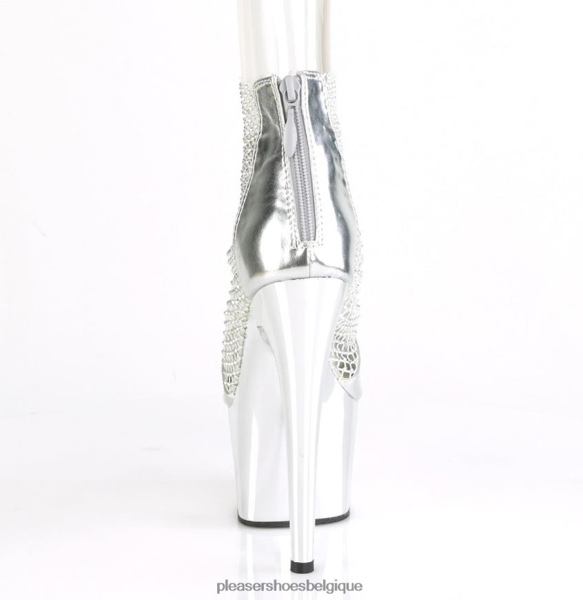 Pleaser Shoes adorer-765rm 62444277 argent