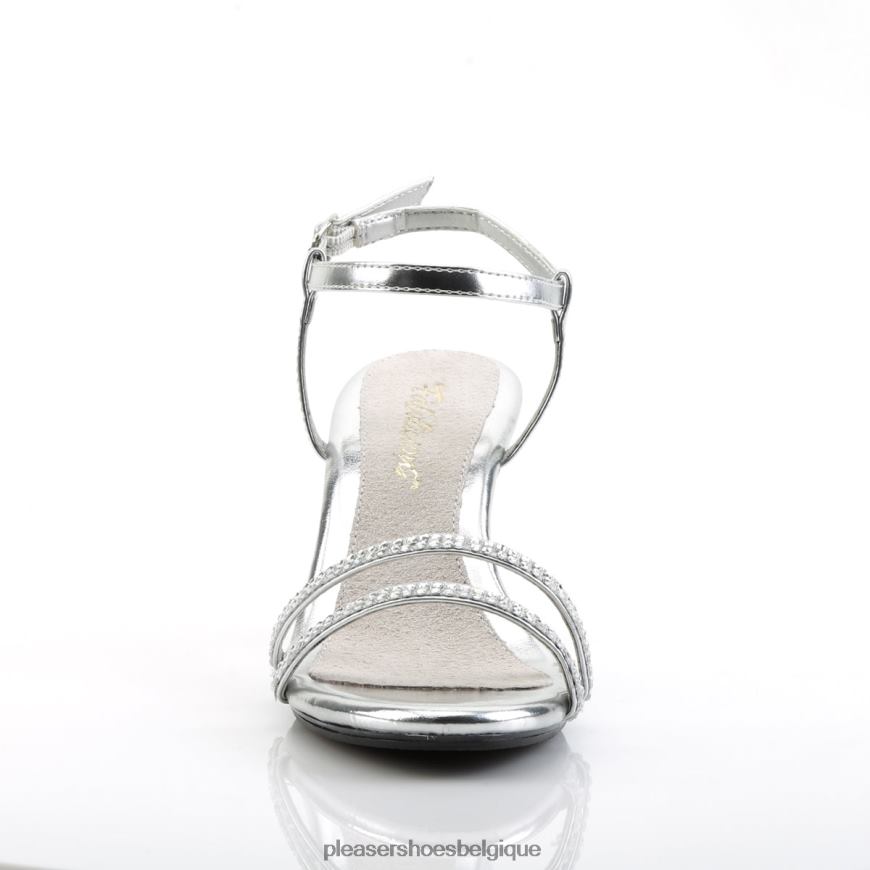 Pleaser Shoes belle-316 62444480 argent/clair