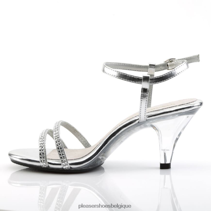 Pleaser Shoes belle-316 62444480 argent/clair