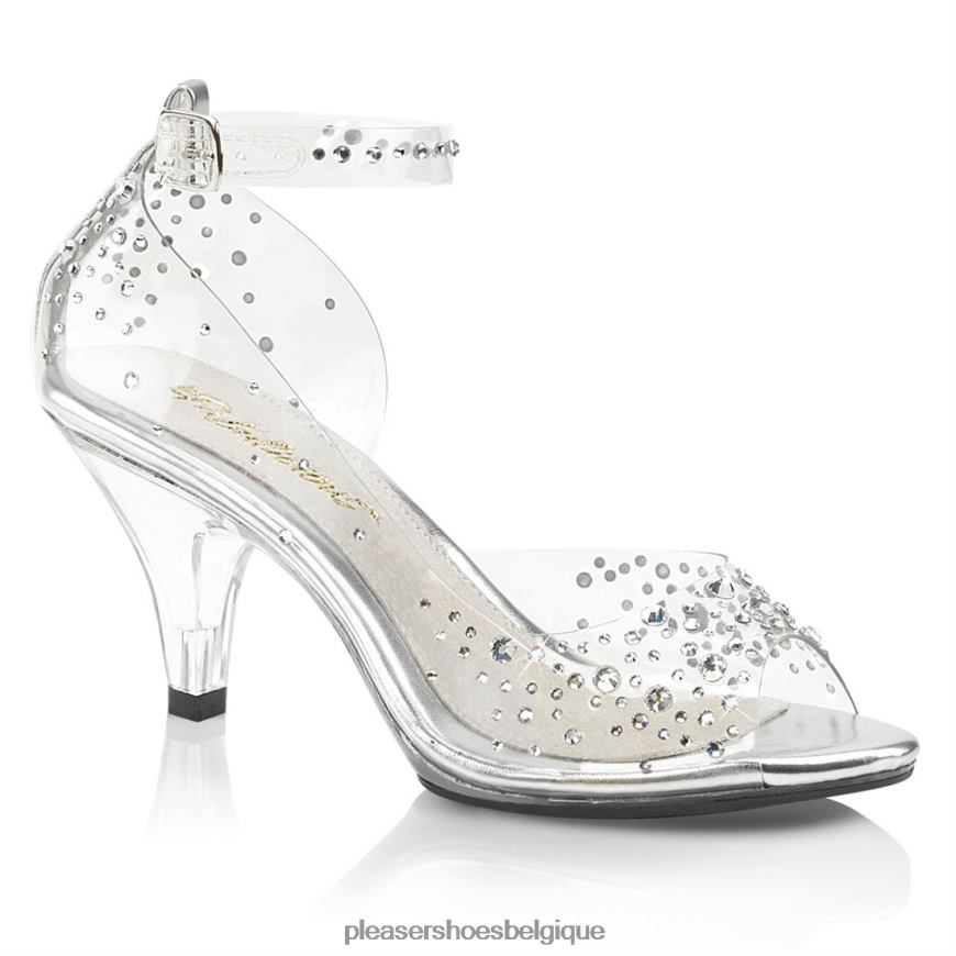 Pleaser Shoes belle-330rs 62444312 clair