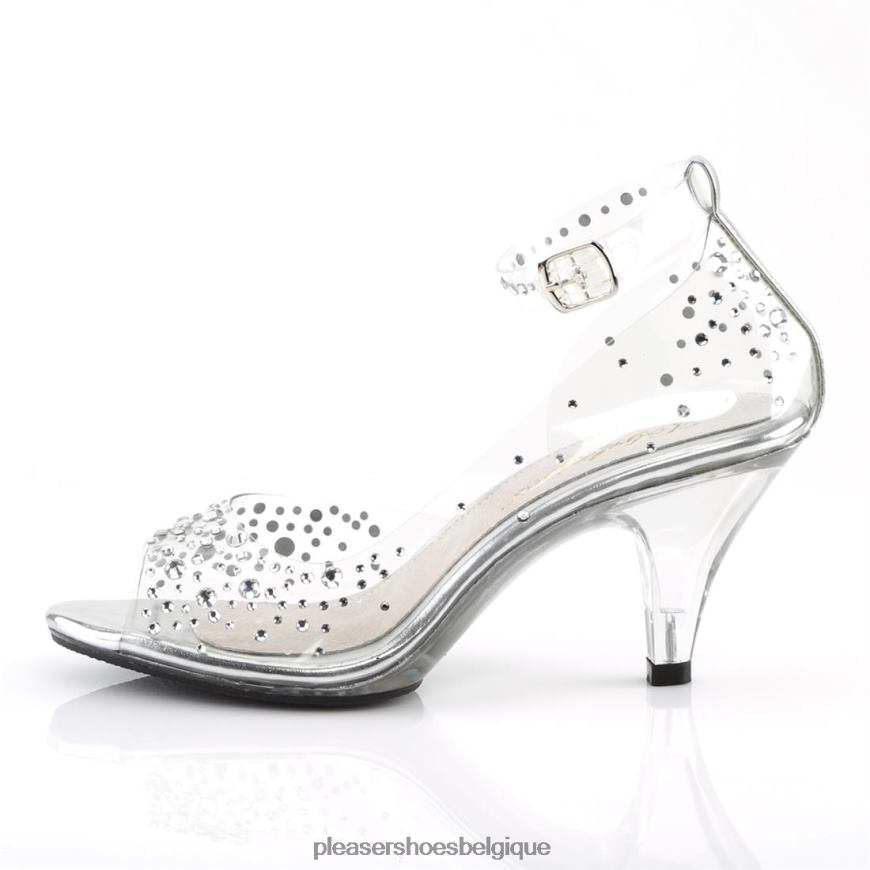 Pleaser Shoes belle-330rs 62444312 clair