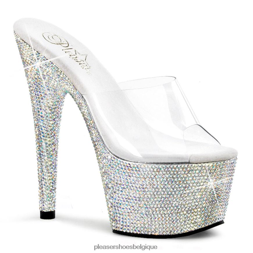 Pleaser Shoes bijoux-701dm 62444268 clair/argent