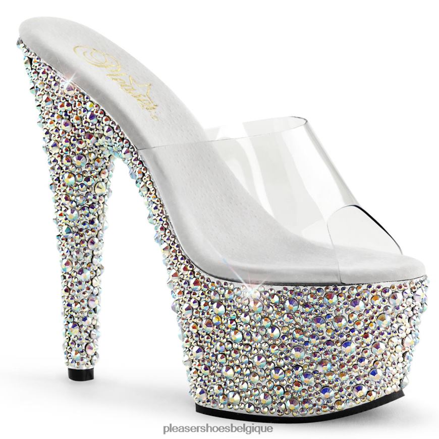 Pleaser Shoes bijoux-701ms 62444326 clair/argent