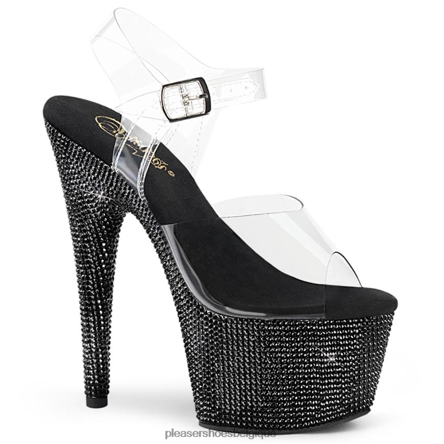 Pleaser Shoes bijoux-708dm 62444254 clair/noir