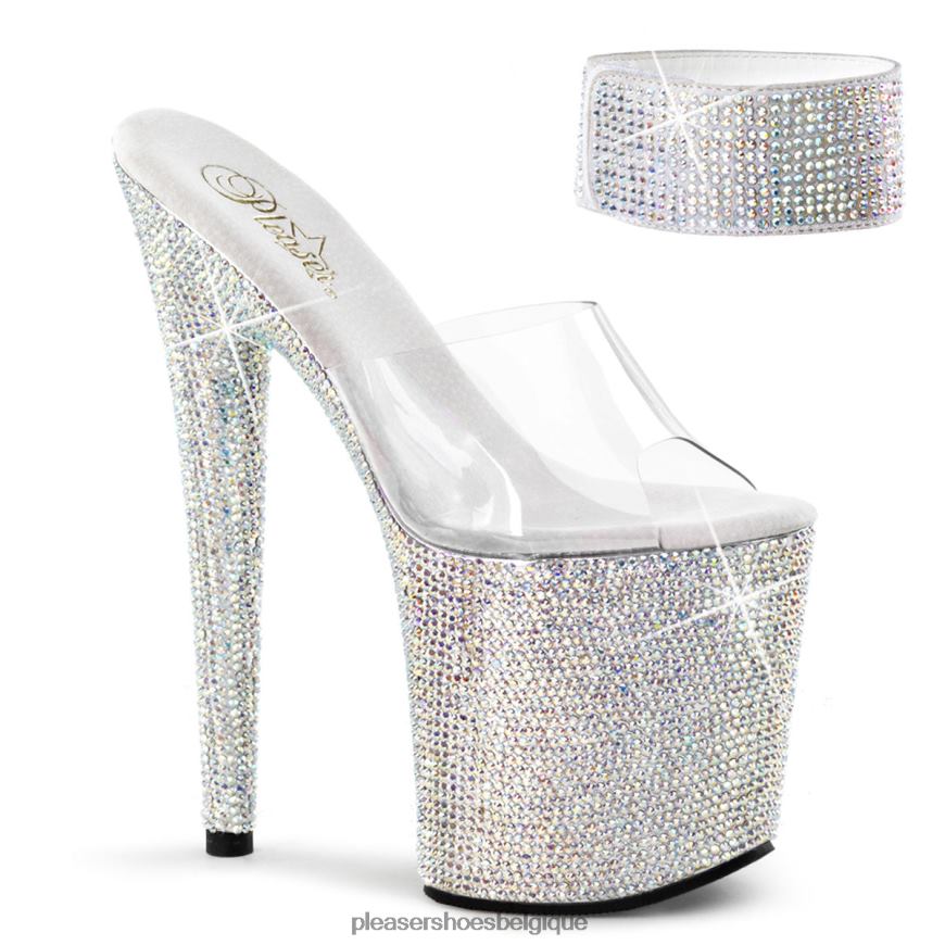 Pleaser Shoes bijoux-812rs 62444252 clair/argent