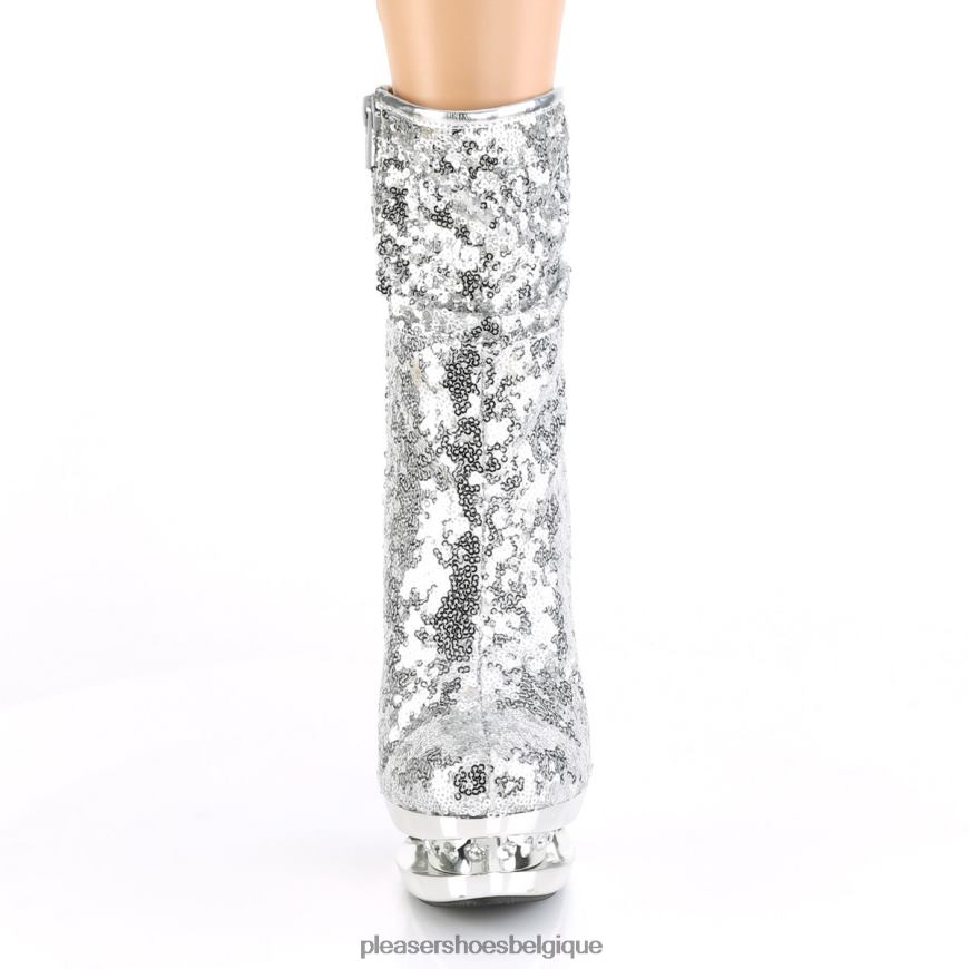 Pleaser Shoes blondie-r-1009 62444297 argent/argent chromé