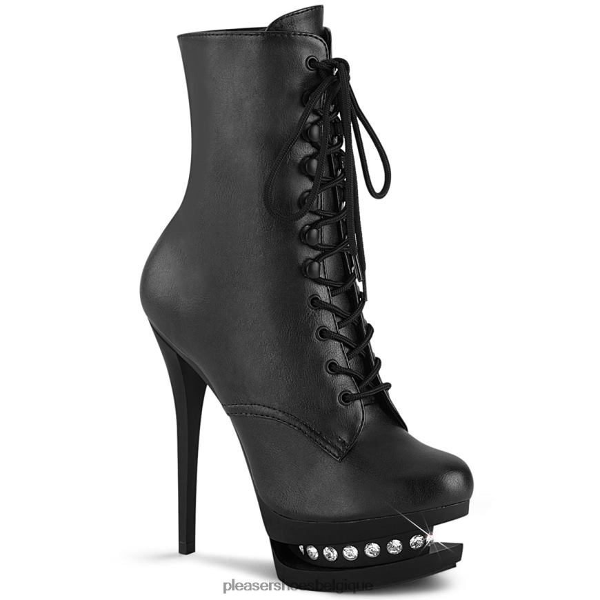 Pleaser Shoes blondie-r-1020 62444235 simili cuir noir/noir