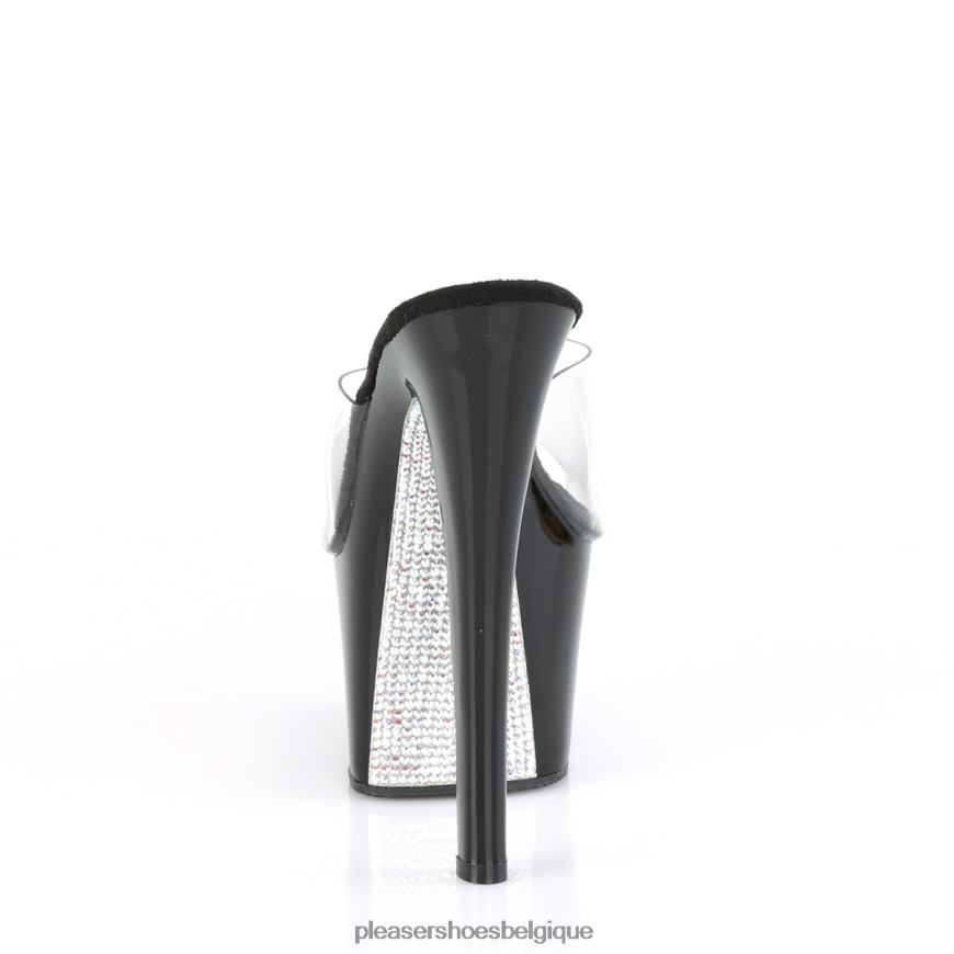 Pleaser Shoes ciel-301crs 62444479 clair/argent