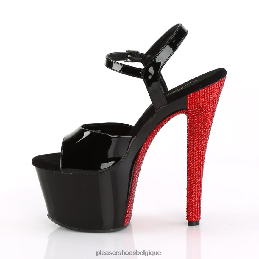 Pleaser Shoes ciel-309chrs 62444485 noir rouge