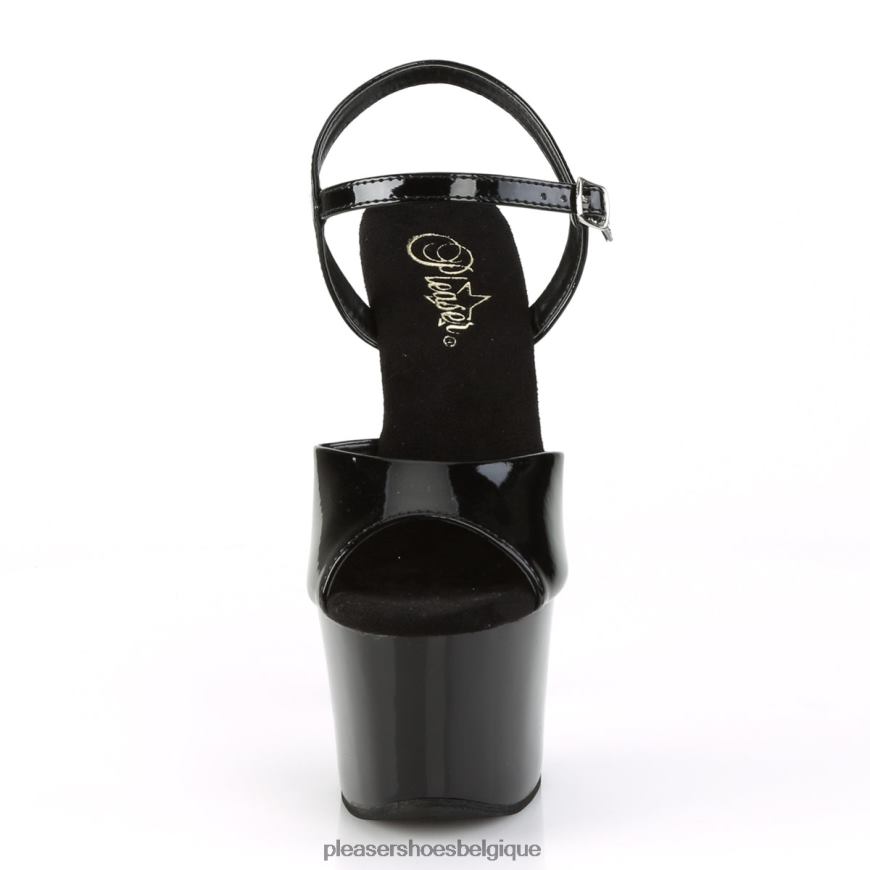 Pleaser Shoes ciel-309crs 62444469 Noir argent