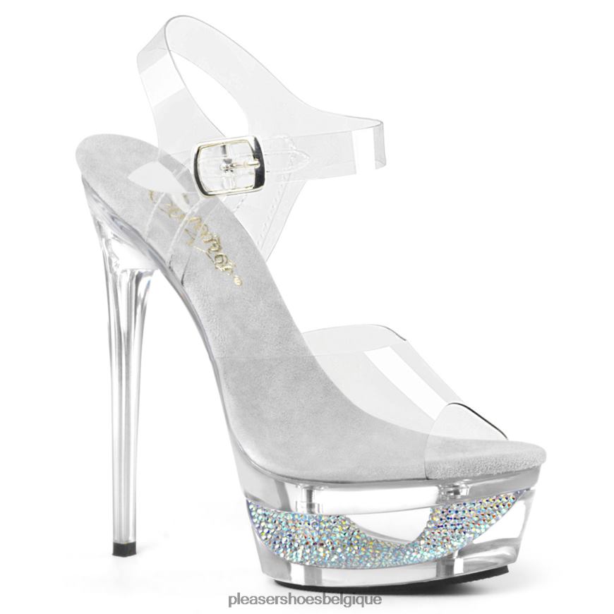 Pleaser Shoes éclipse-608dm 62444506 clair