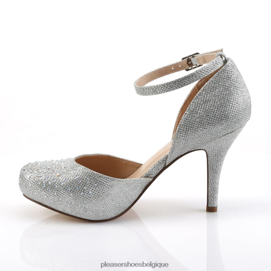 Pleaser Shoes convoiter-03 62444518 argent