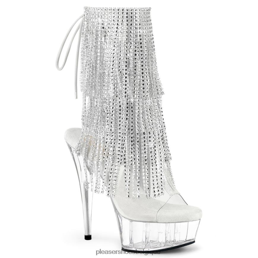 Pleaser Shoes délice-1017rsf 62444300 argent/clair