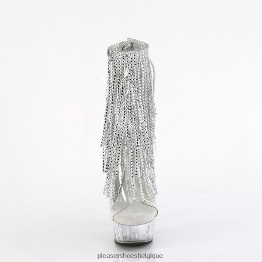 Pleaser Shoes délice-1017rsf 62444300 argent/clair
