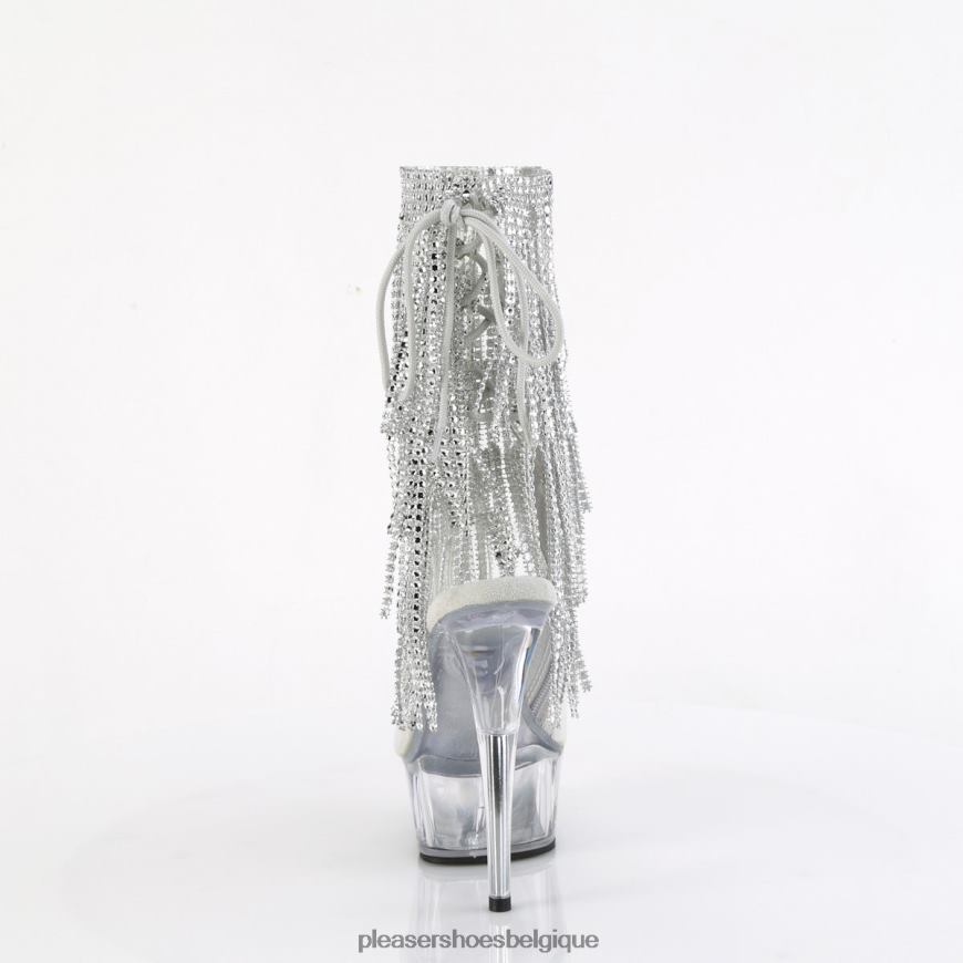 Pleaser Shoes délice-1017rsf 62444300 argent/clair