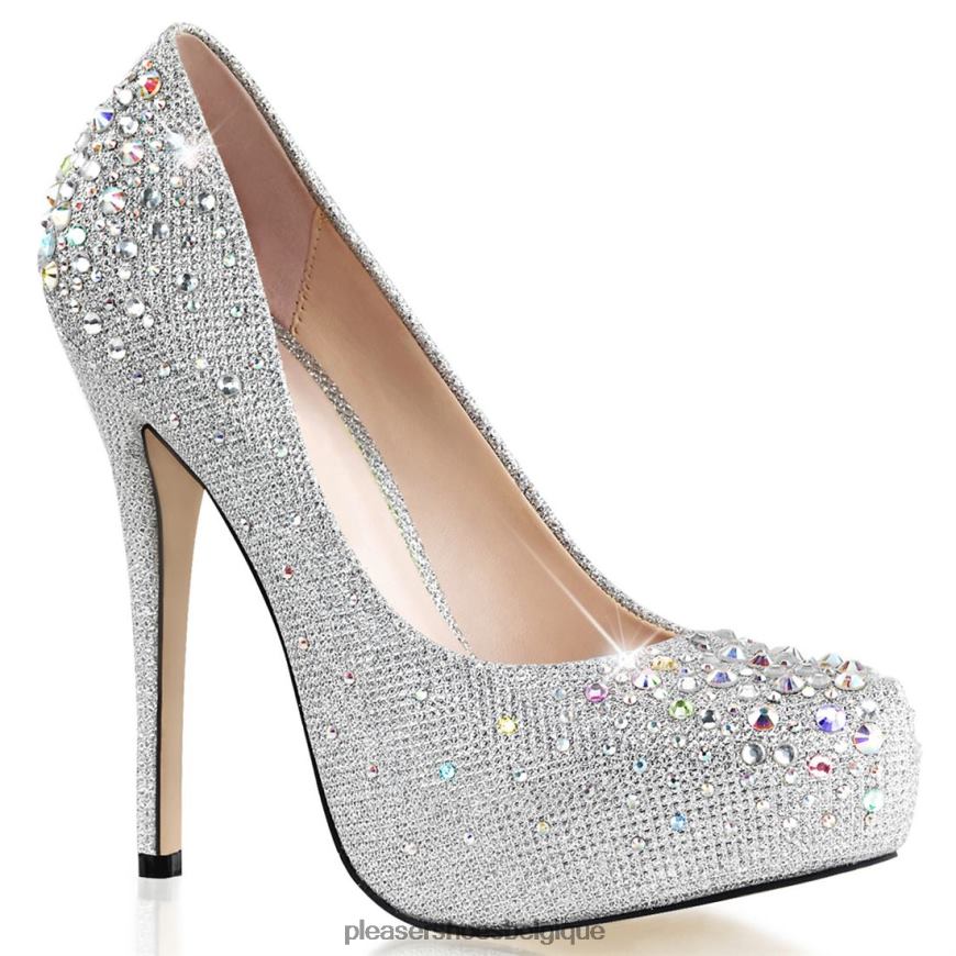 Pleaser Shoes destin-06r 62444319 argent