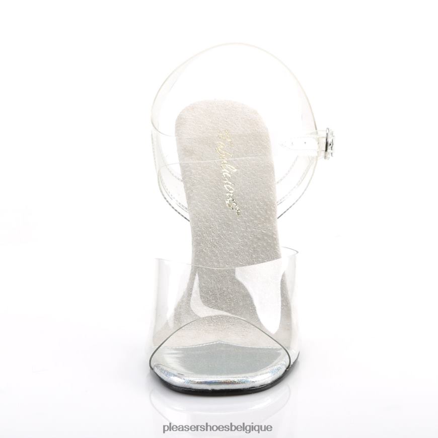 Pleaser Shoes gala-08dm 62444548 clair/argent