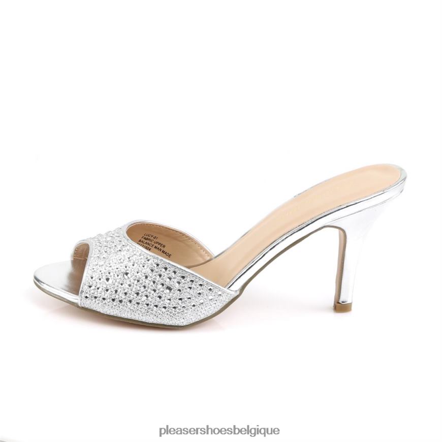 Pleaser Shoes lucy-01 62444483 argent