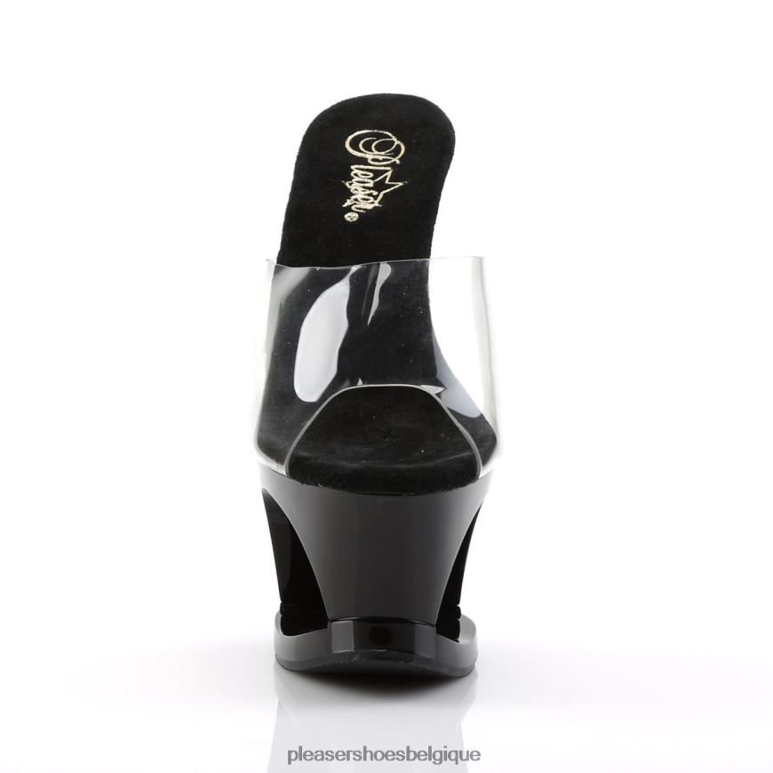 Pleaser Shoes lune-701 heures 62444517 clair/rouge