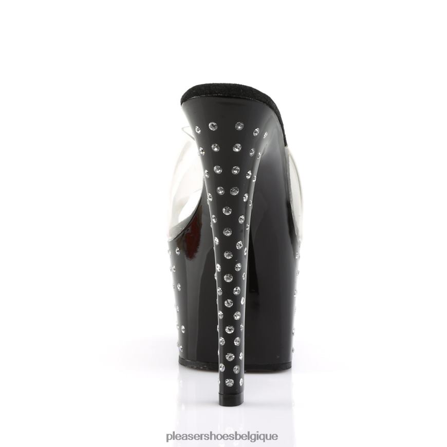 Pleaser Shoes poussière d'étoiles-701 62444327 clair/noir