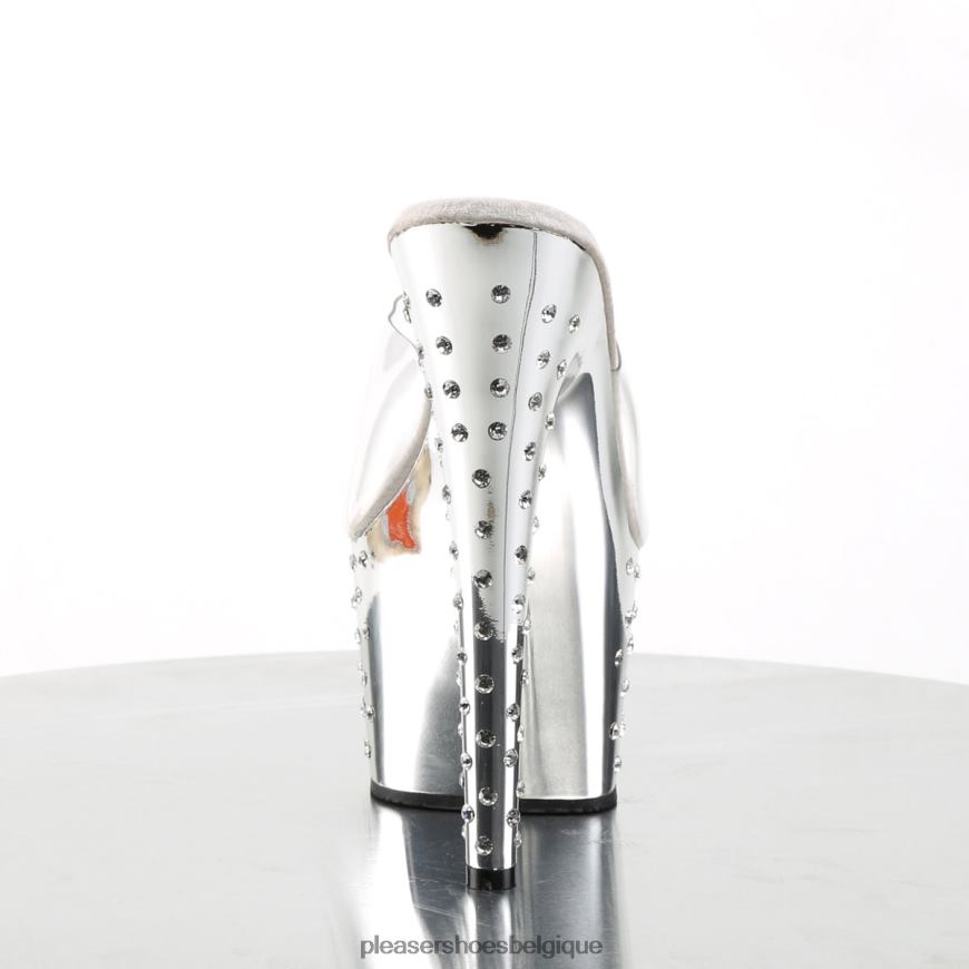 Pleaser Shoes poussière d'étoiles-701 62444329 clair/argent