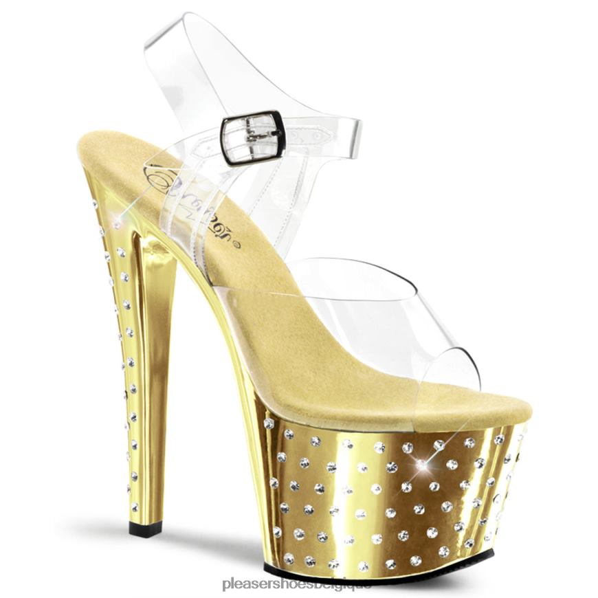 Pleaser Shoes poussière d'étoiles-708 62444291 clair/or