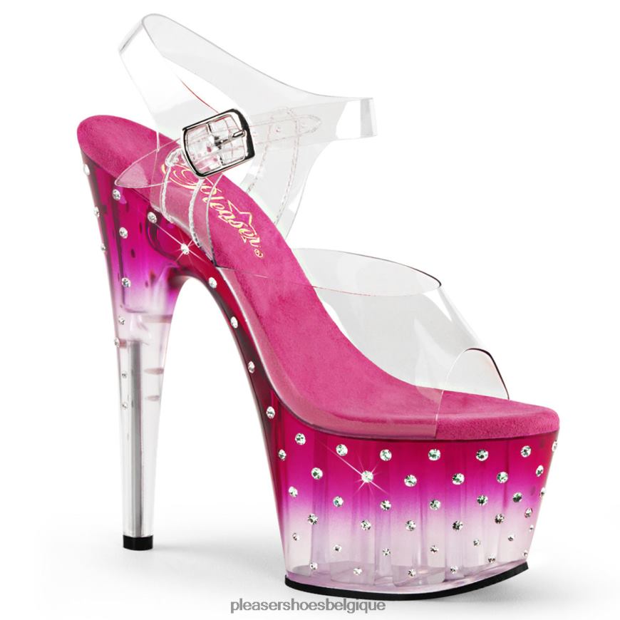 Pleaser Shoes poussière d'étoiles-708t 62444303 clair/rose