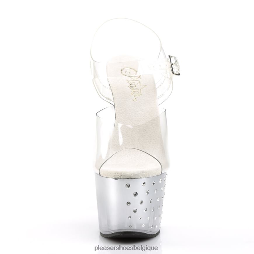 Pleaser Shoes poussière d'étoiles-708t 62444304 clair/argent