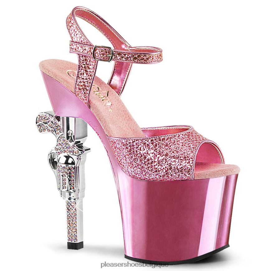 Pleaser Shoes revolver-709g 62444265 bébé rose