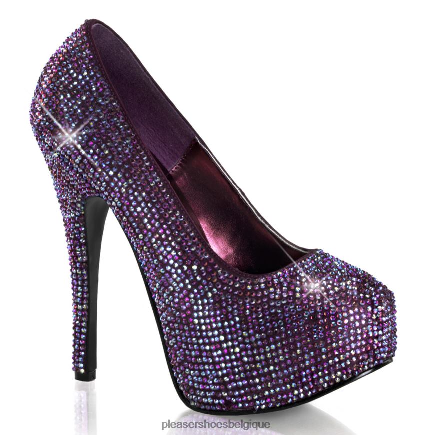 Pleaser Shoes teeze-06r 62444473 violet/irisé
