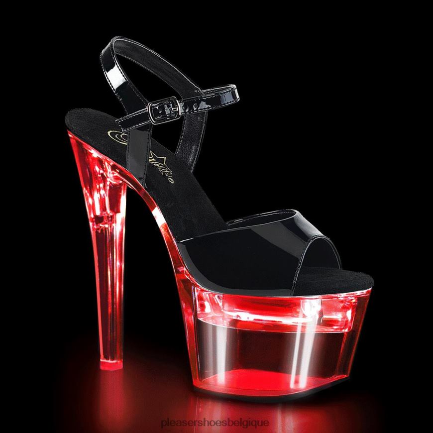 Pleaser Shoes danse éclair-709 62444193 noir/clair