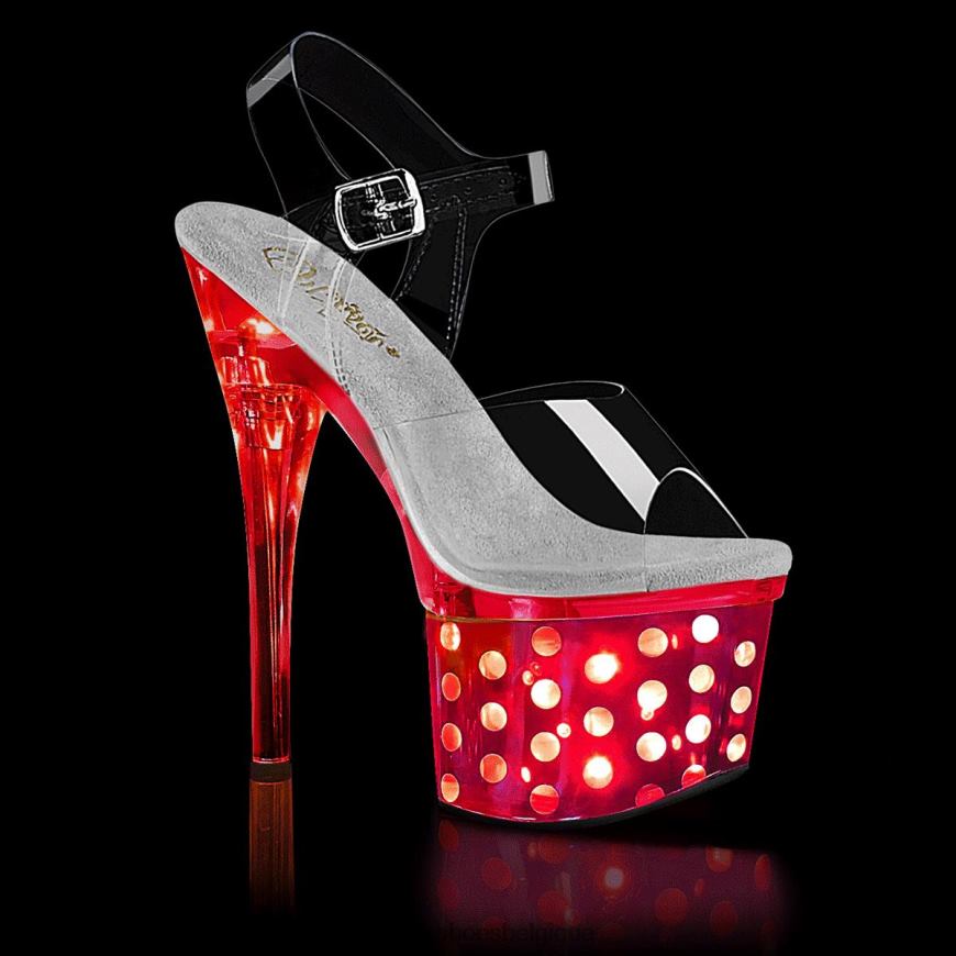 Pleaser Shoes disolite-708dots 62444220 clair/argenté chromé