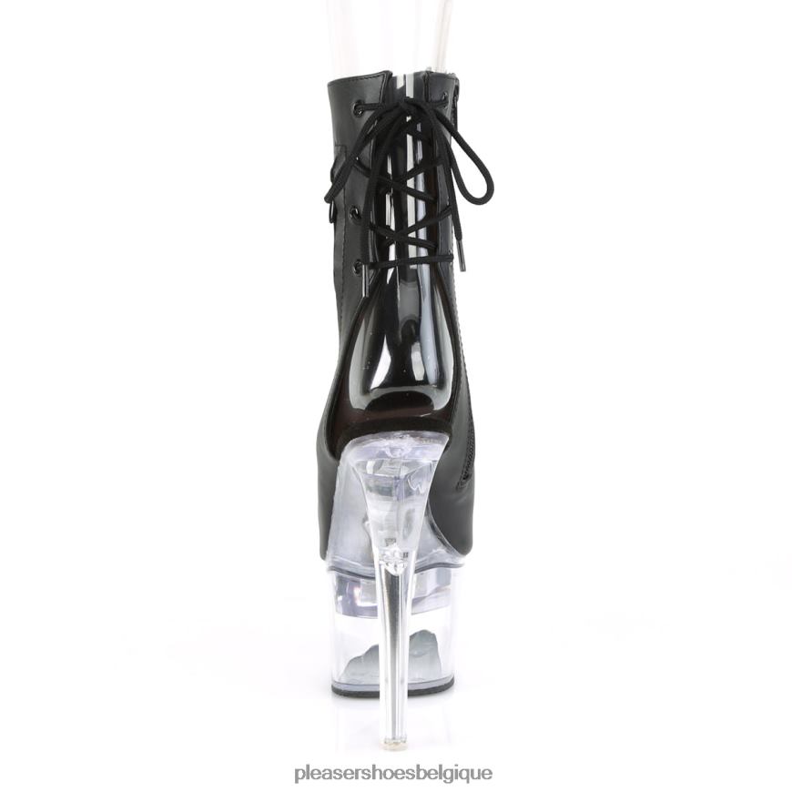 Pleaser Shoes flashdance-1018-7 62444186 simili cuir noir/transparent