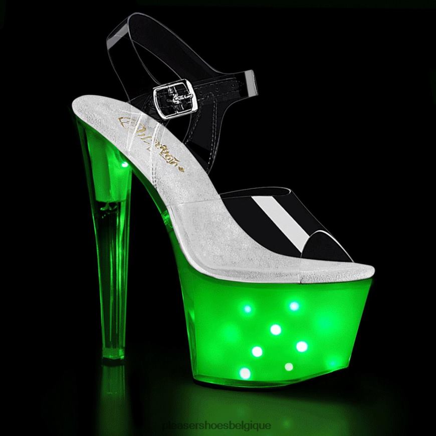 Pleaser Shoes illuminateur-708 62444192 blanc clair