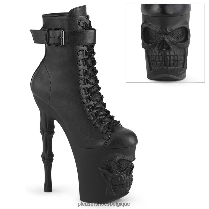 Pleaser Shoes ravissement-1032 62444218 simili cuir noir/noir