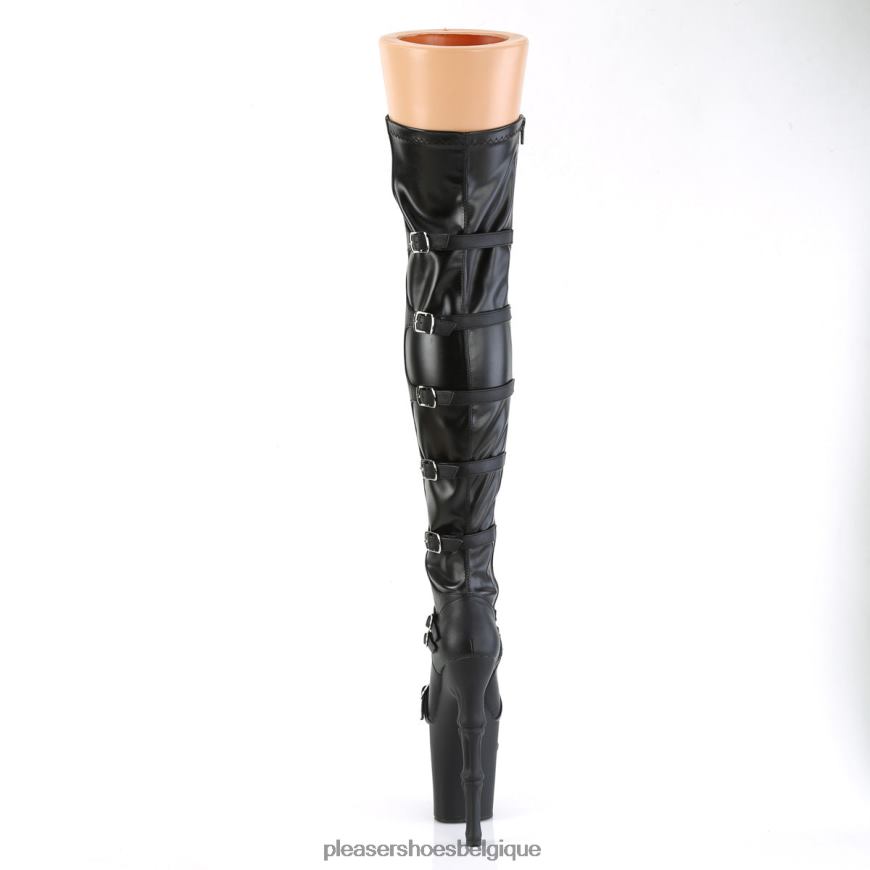 Pleaser Shoes ravissement-3045 62444206 simili cuir noir/noir