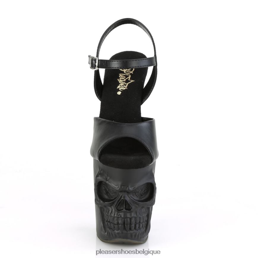 Pleaser Shoes ravissement-809 62444191 simili cuir noir/noir